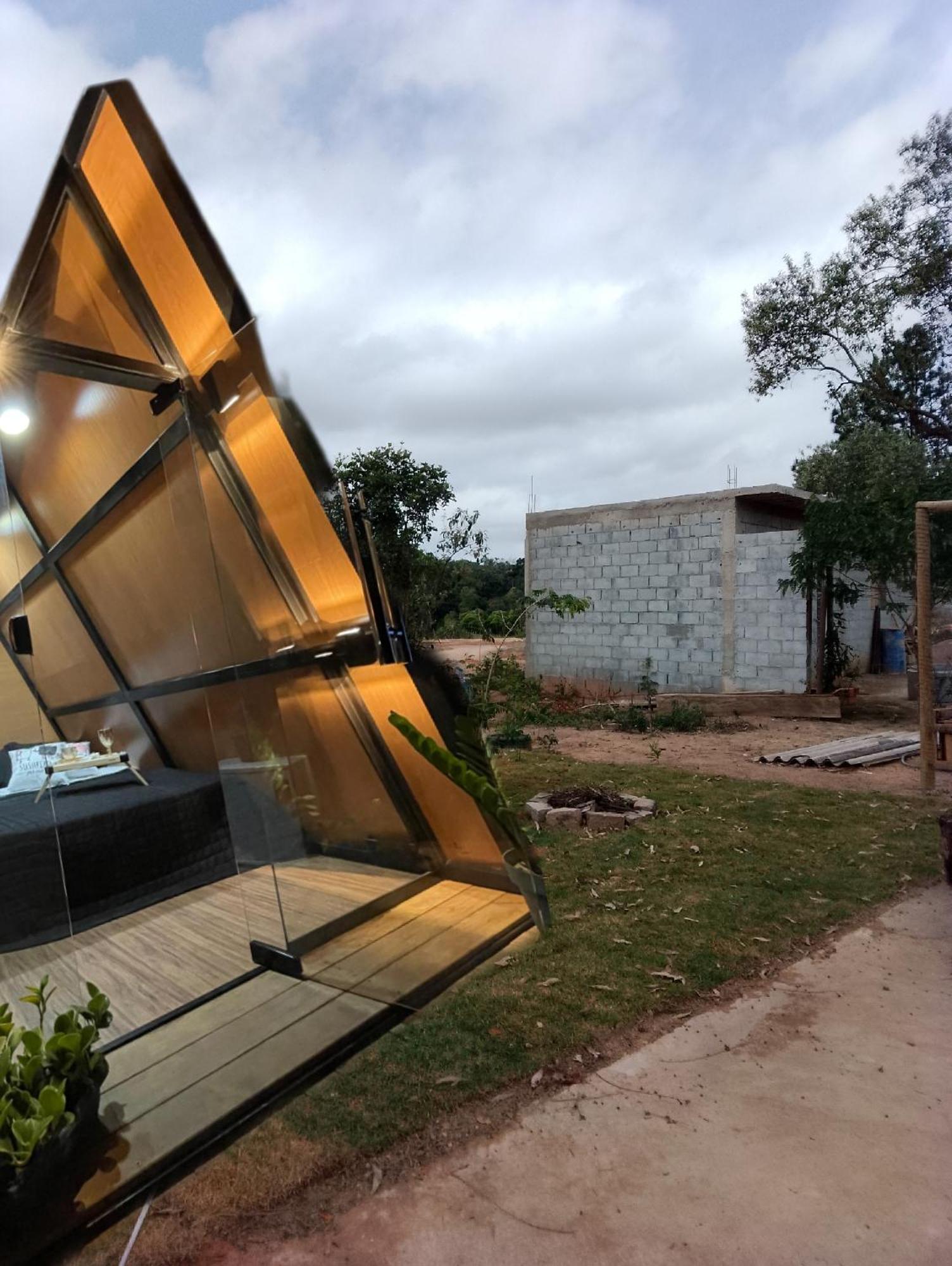 Chale Chacara Dos Eucaliptos 호텔 이타페세리카 다 세하 외부 사진